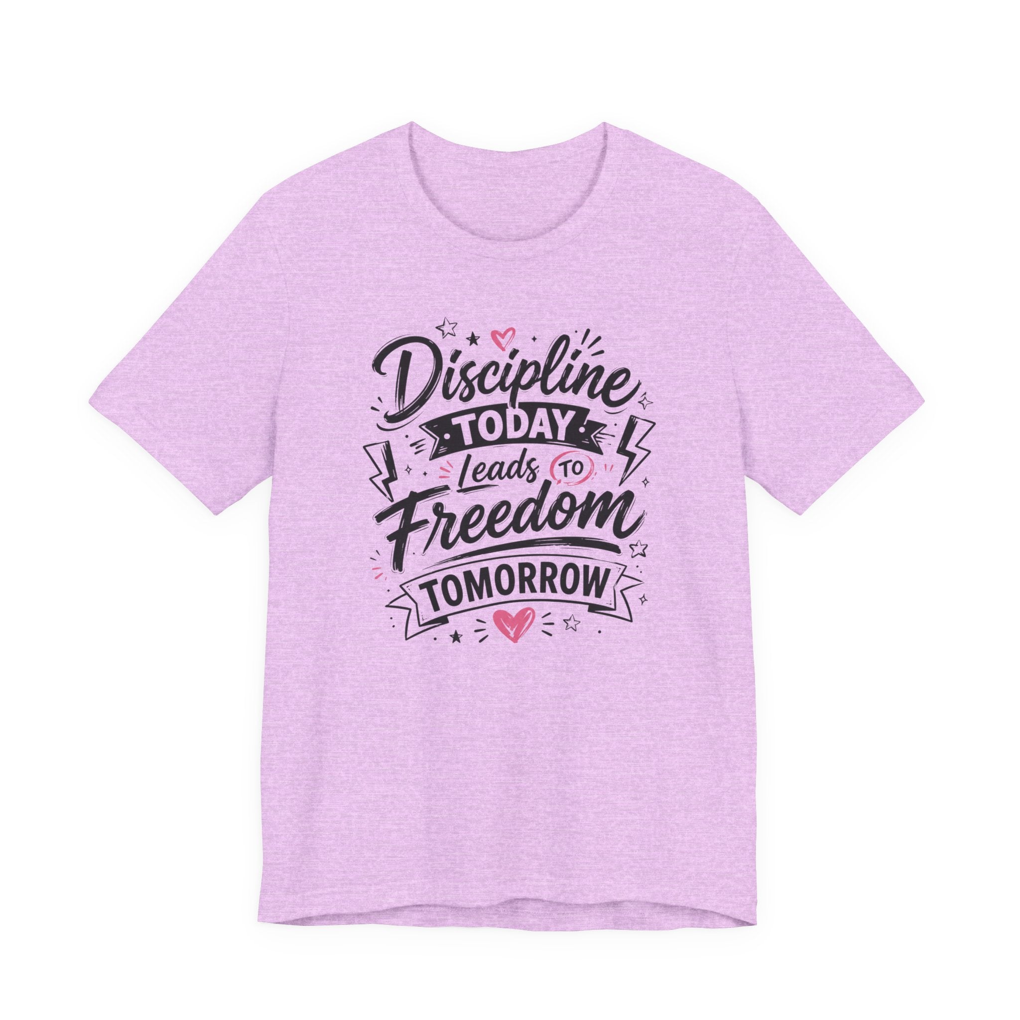 Discipline Today Leads to Freedom Tomorrow Tee — Motivational Fitness T-Shirt