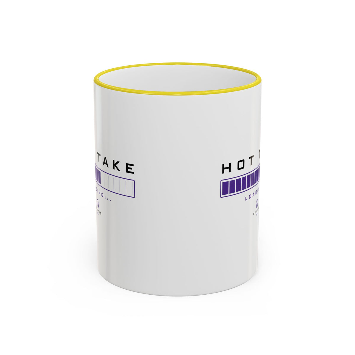 Hot Take Central Hot Take Loading Accent Rim Mug