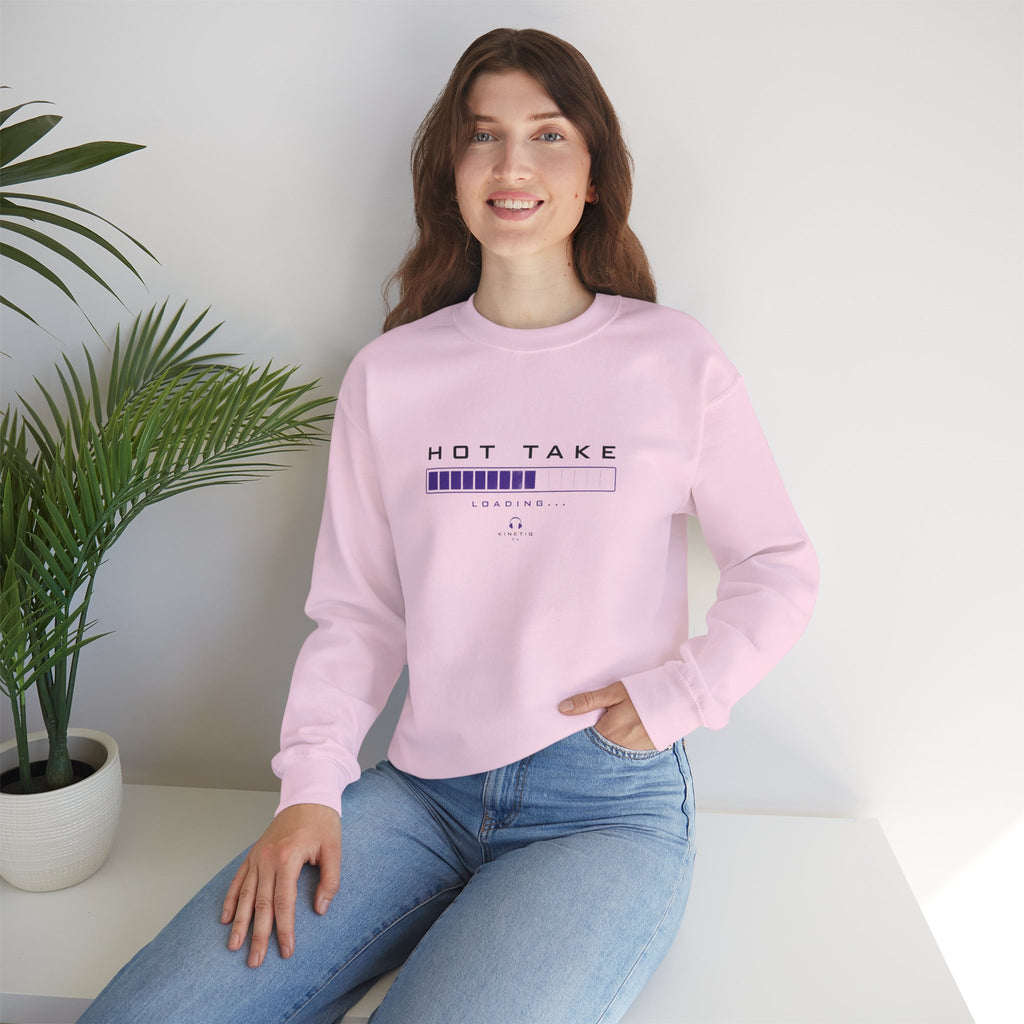 Hot Take Central Hot Take Loading Crewneck Sweatshirt