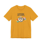 Caffeine and Kindness Tee | office humor, coffee fuel