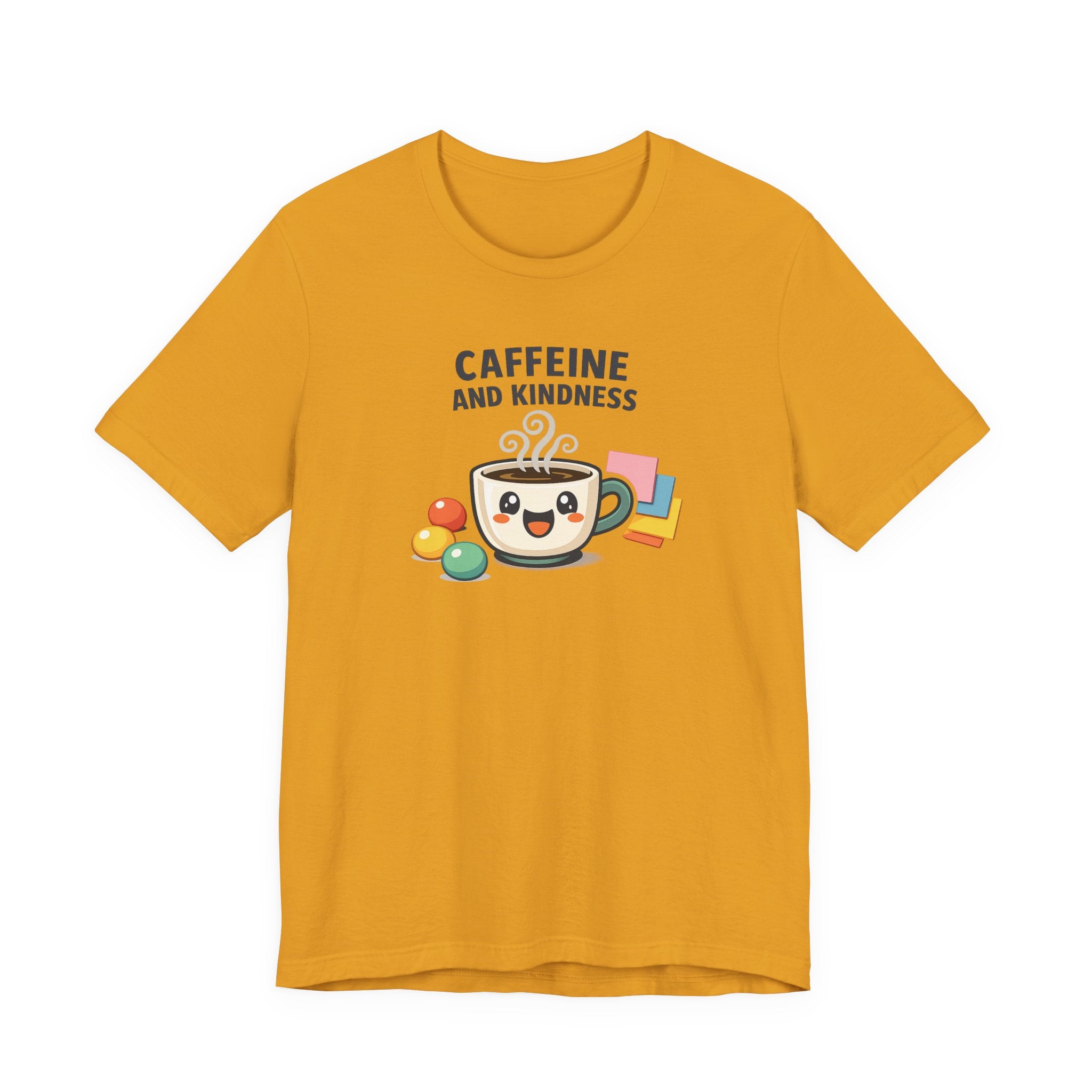 Caffeine and Kindness Tee | office humor, coffee fuel