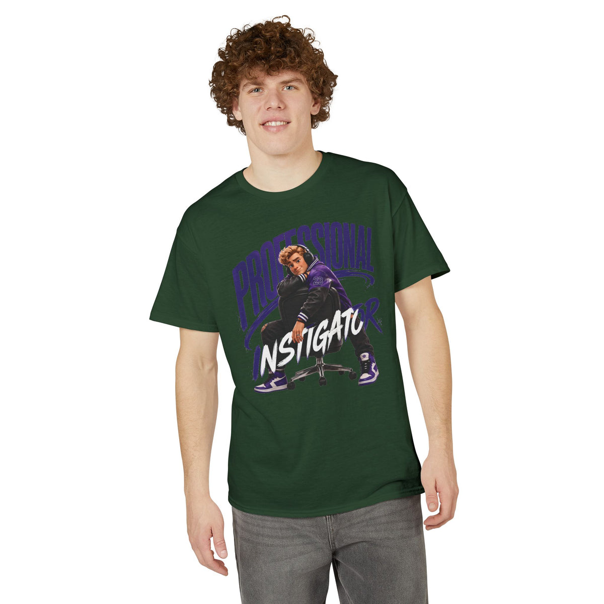 Hot Take Central Professional Instigator Jake Graphic T Shirt