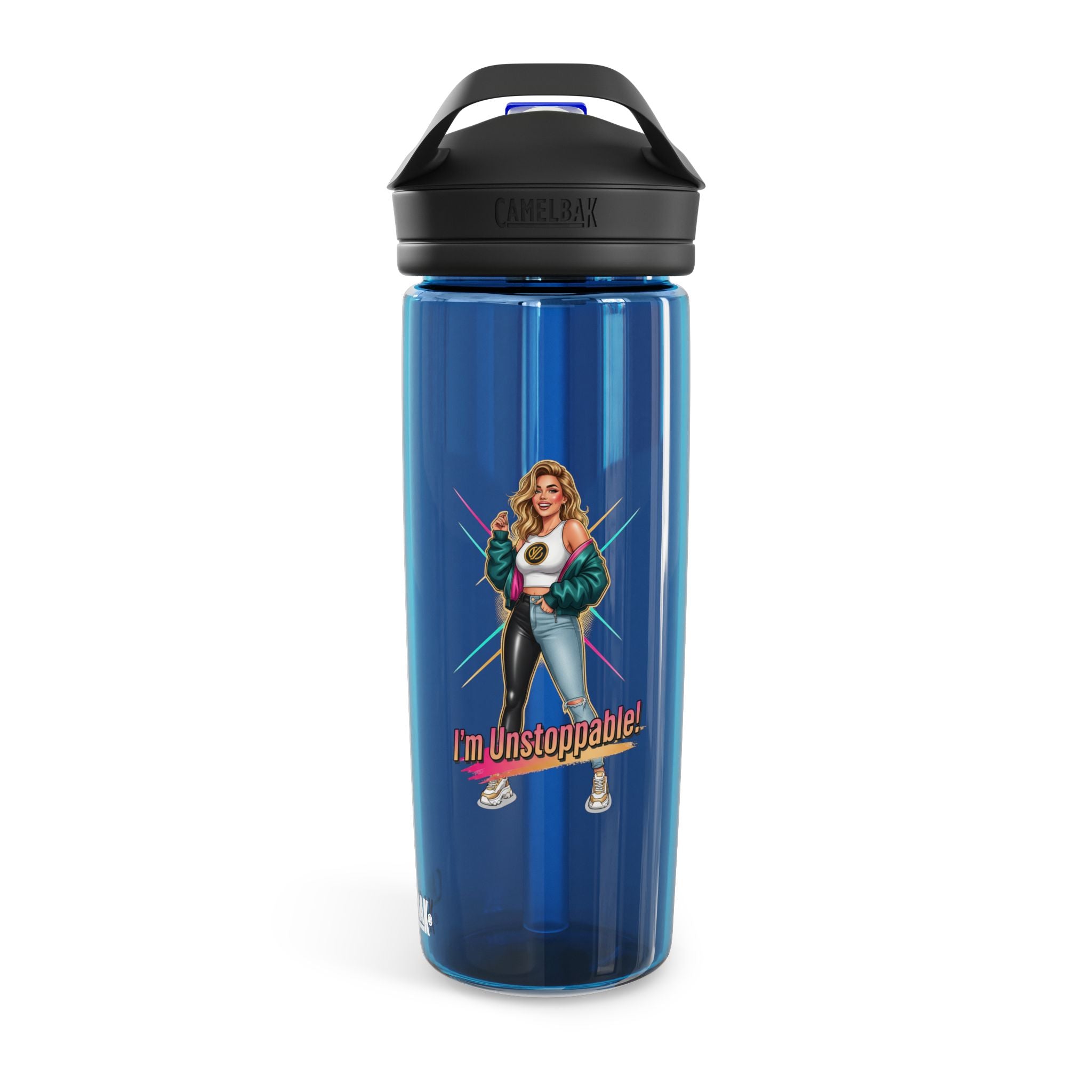 Unstoppable Girl Graphic Water Bottle — CamelBak Eddy 20/25oz
