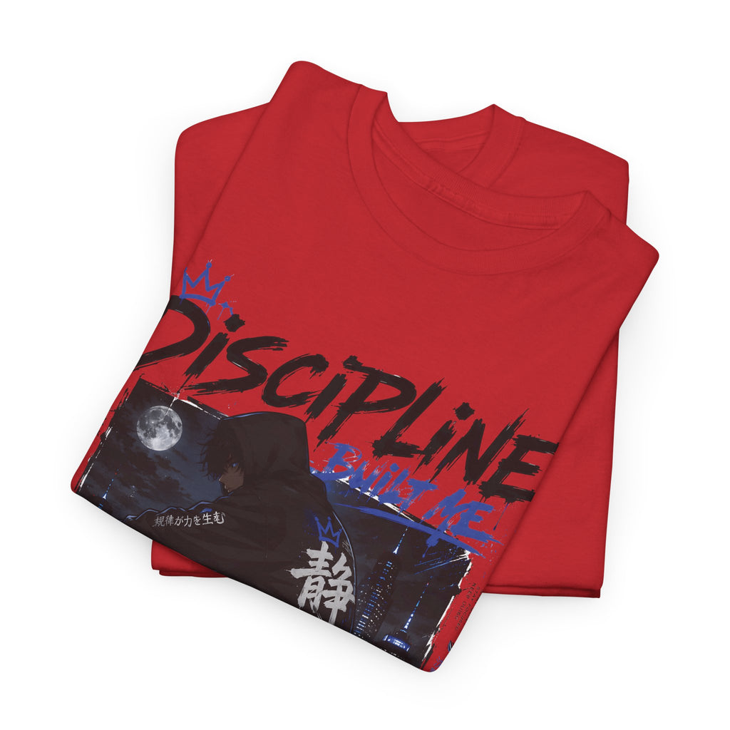 Discipline Anime Graphic Tee — Night Samurai Streetwear