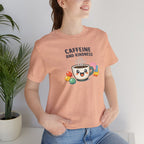 Caffeine and Kindness Tee | office humor, coffee fuel
