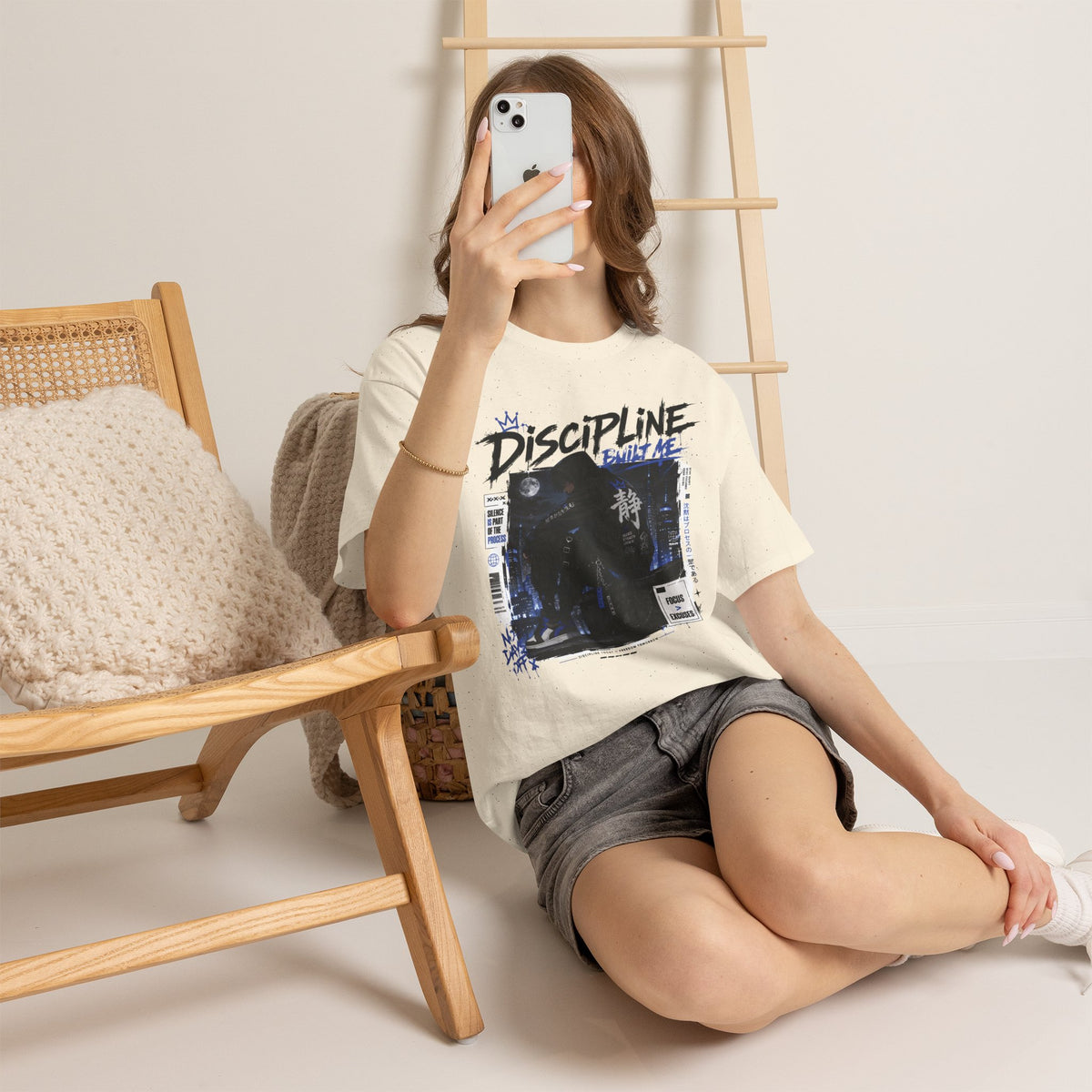 Discipline Built Me Anime Streetwear T Shirt
