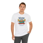 Happy Mood Blob Tee | kawaii minimal, thick outline emoji cartoon