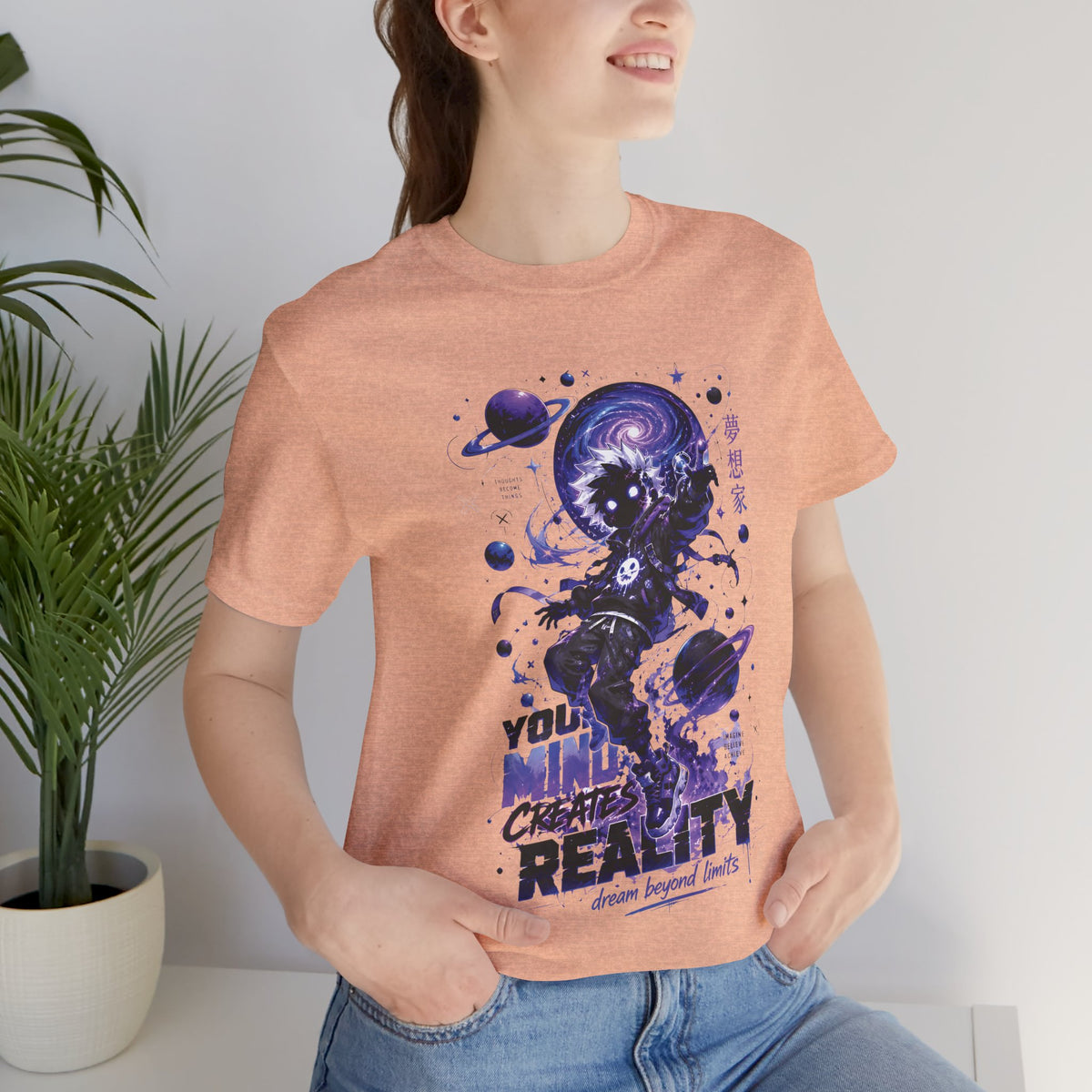 Your Mind Creates Reality Galaxy Graphic T Shirt