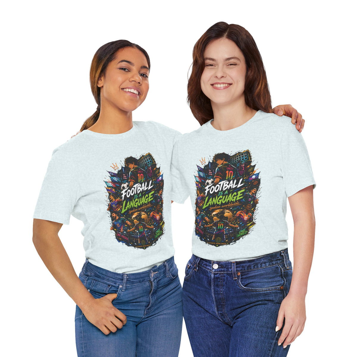 Football Is a Language Graphic T Shirt
