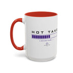 Accent Coffee Mug — "Hot Take Loading" Progress Bar Coffee Mug
