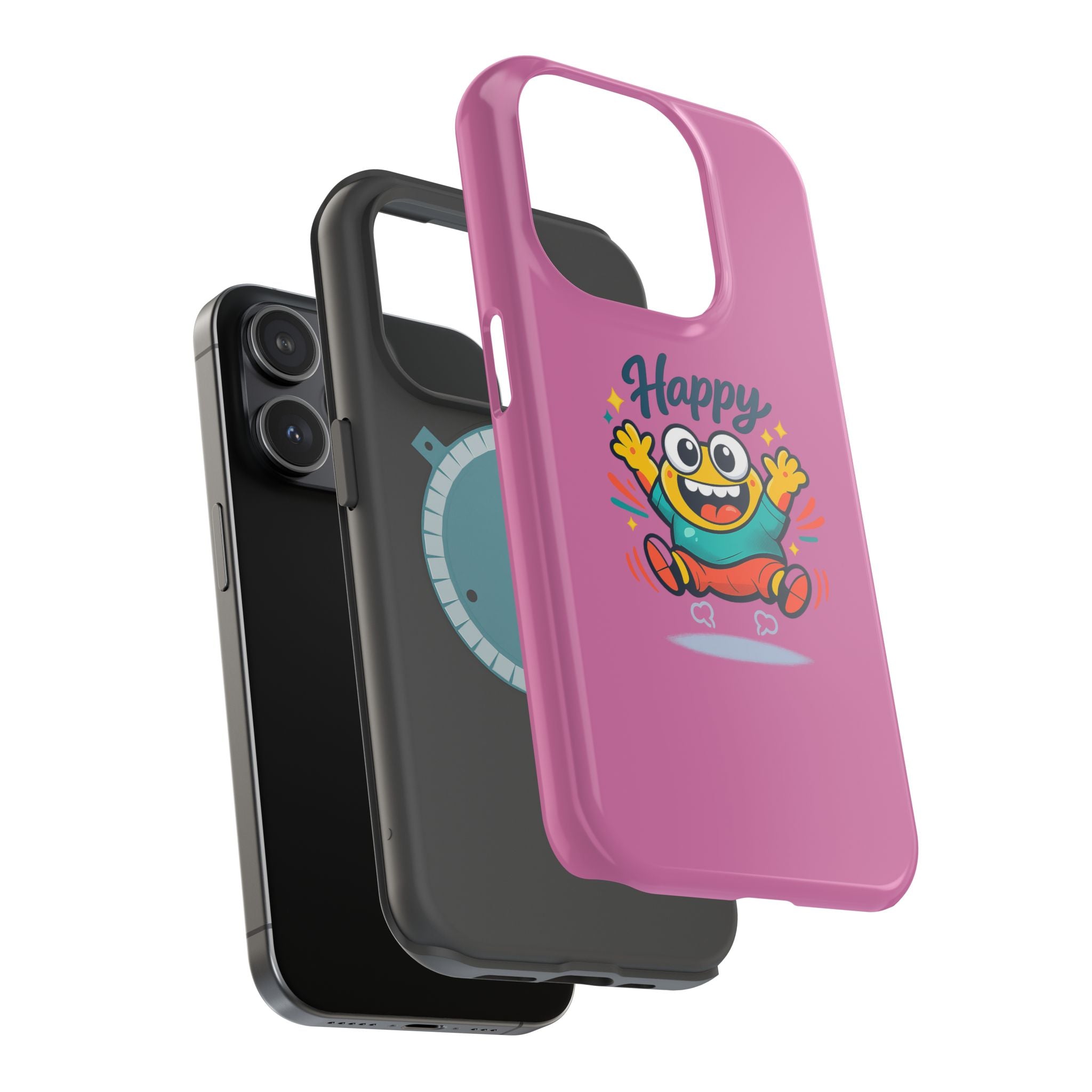 Happy Monster Magnetic Impact-Resistant Phone Case