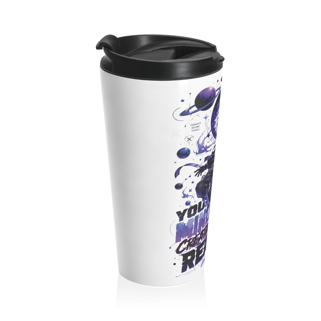 Galaxy Dreamer Stainless Steel Travel Mug — 'Dream Beyond Limits' Cosmic Design