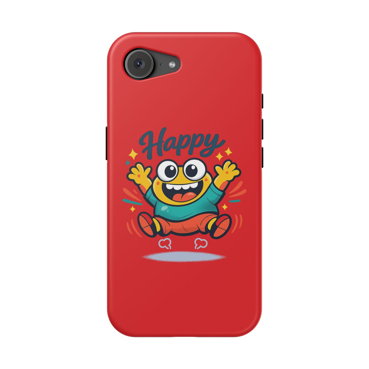 Happy Monster Magnetic Protective Phone Case Red