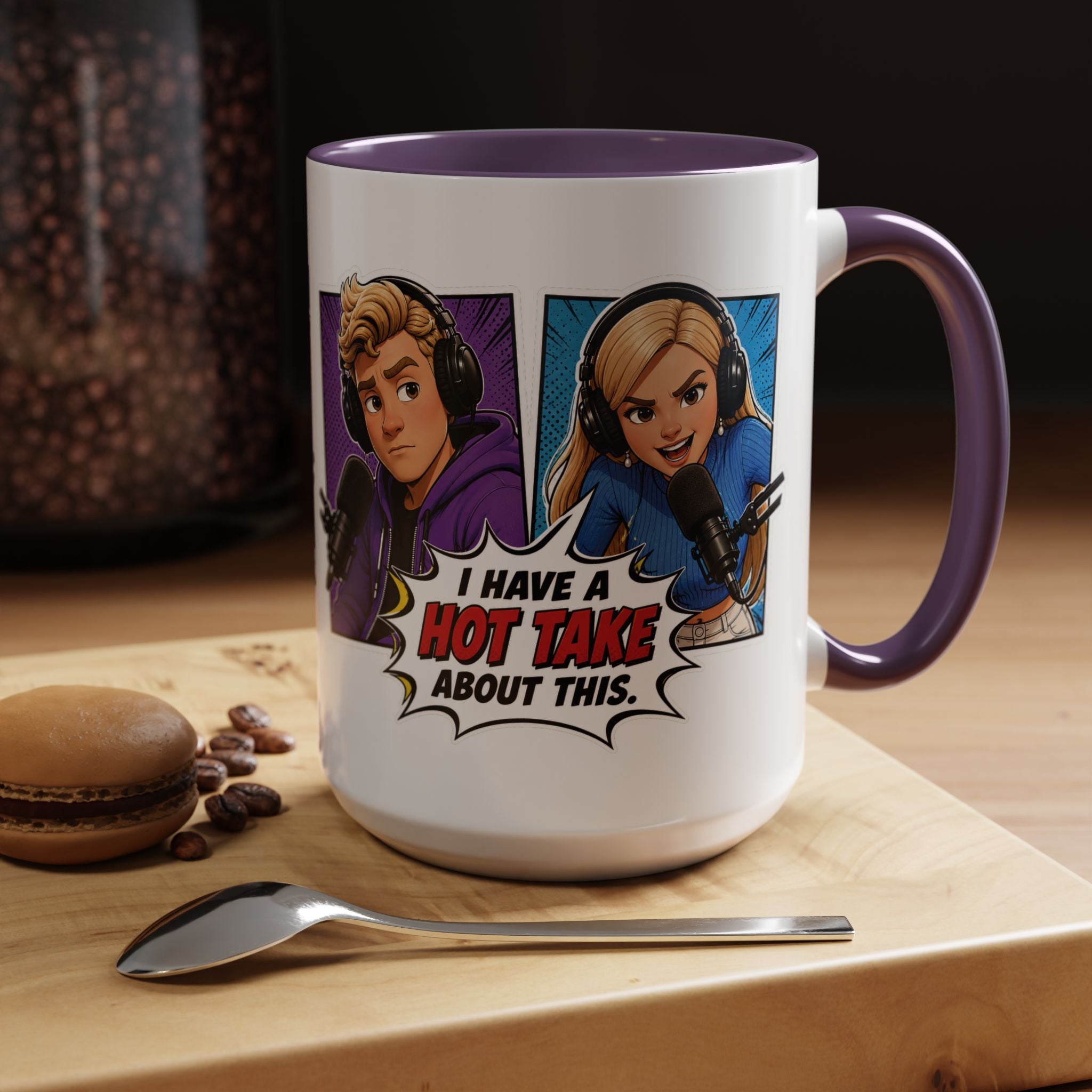Jake And Emma Hot Take Coffee Mug — "I Have A Hot Take About This" Mug (11/15oz)