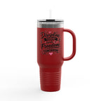 Discipline Today Leads to Freedom Tomorrow 40oz Travel Mug