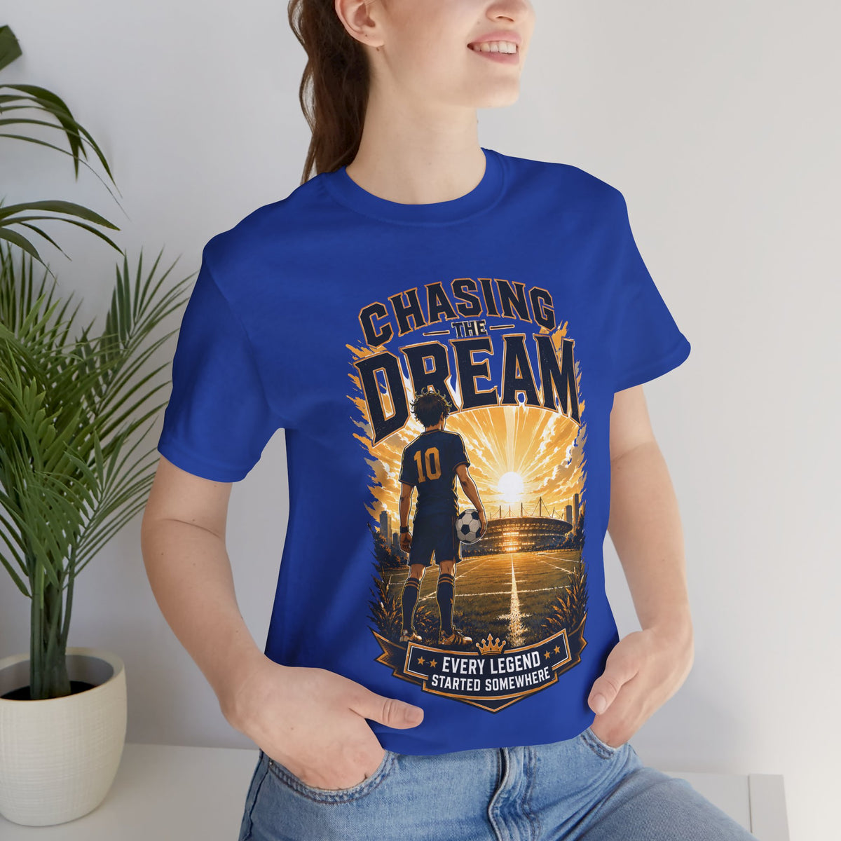Chasing the Dream Soccer Graphic T Shirt