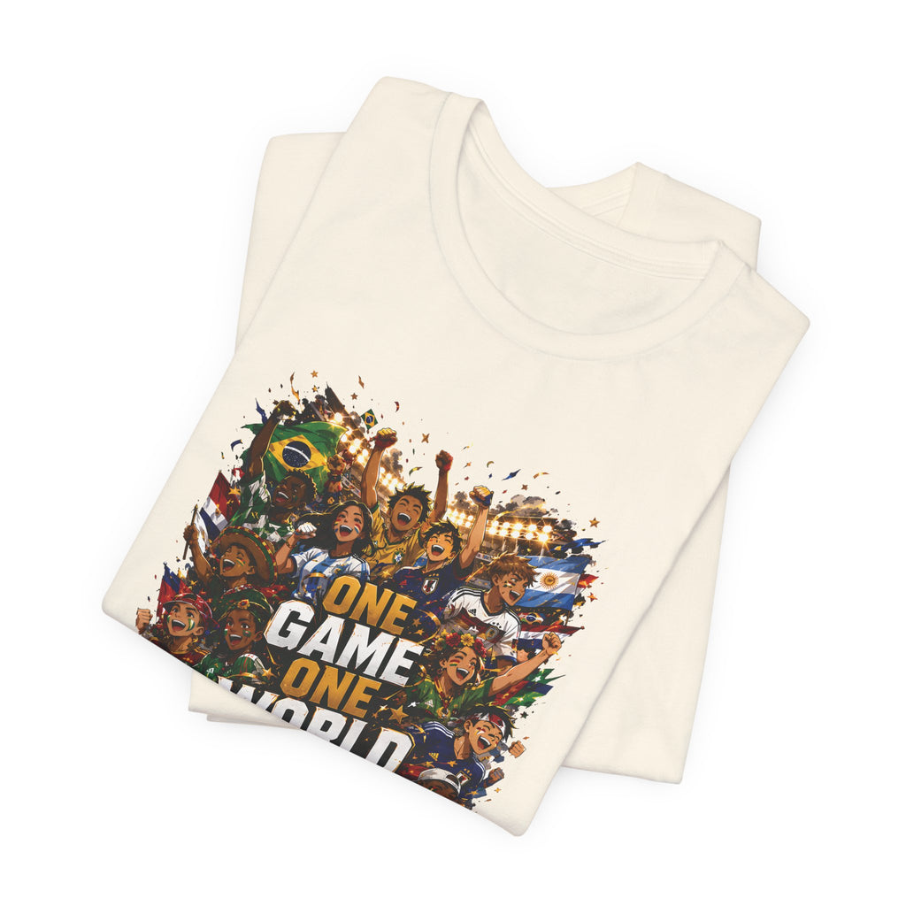 T-Shirt — 'One Game One World' Gamer Graphic Tee