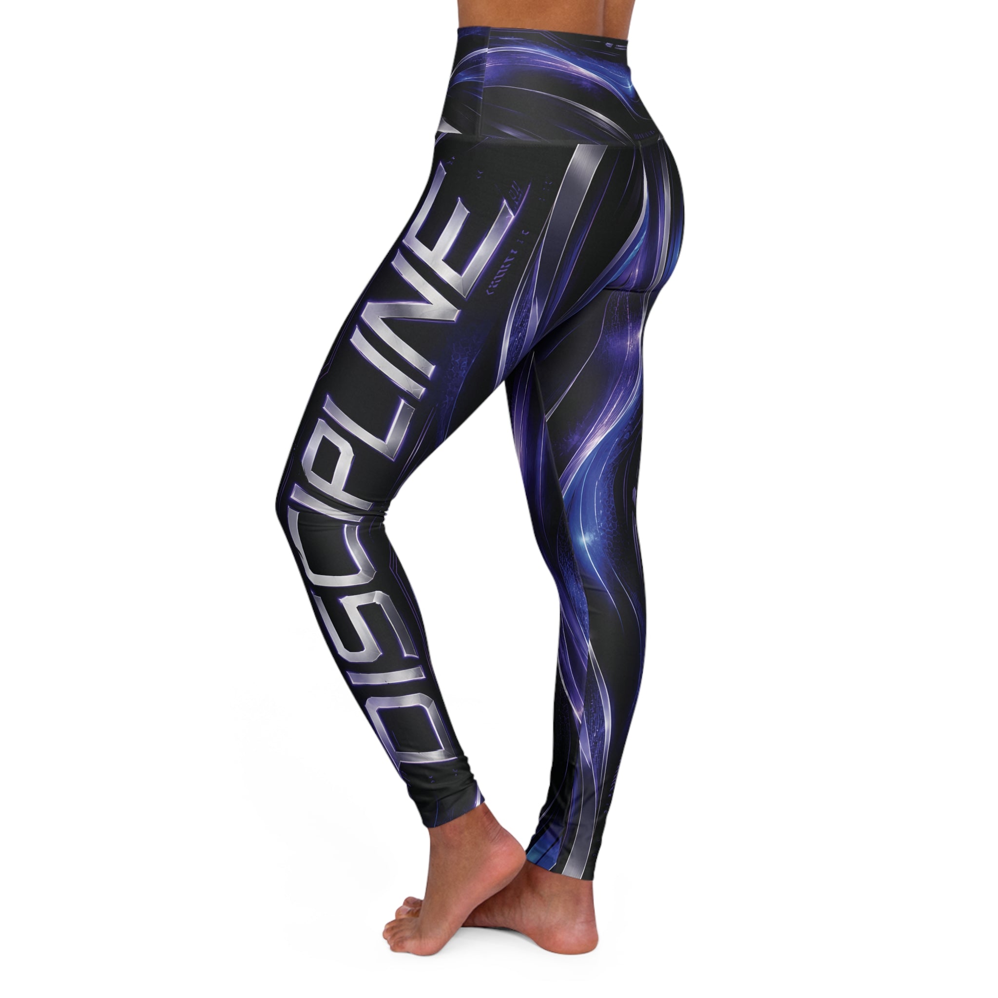 Discipline Galaxy Swirl High Waisted Yoga Leggings