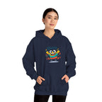 Happy Blob Cartoon Hoodie – Minimal Smiley Graphic Pullover