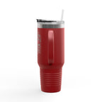 40oz Insulated Travel Mug — "Discipline Today Leads to Freedom Tomorrow" Motivational Tumbler