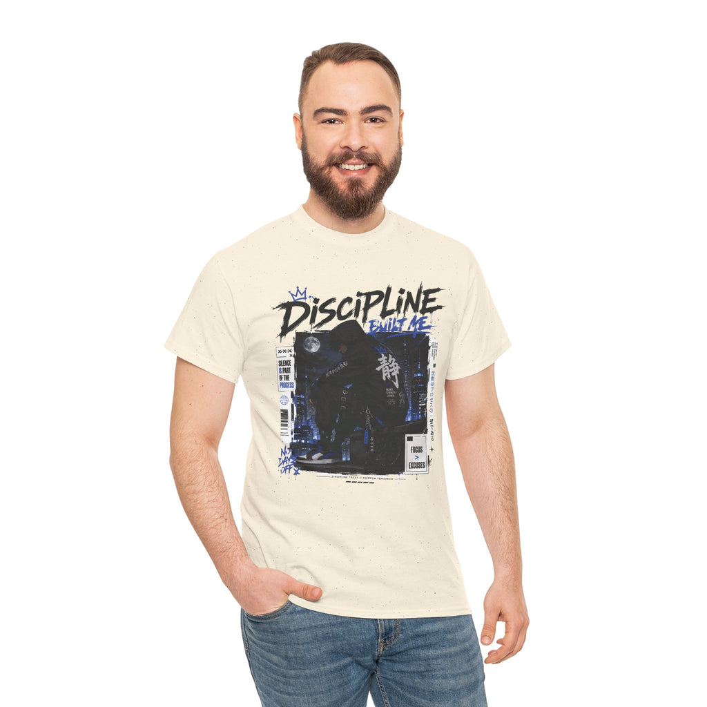 Discipline Built Me Anime Streetwear T Shirt