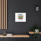Happy Blob Cartoon Canvas Bold Kawaii Wall Art