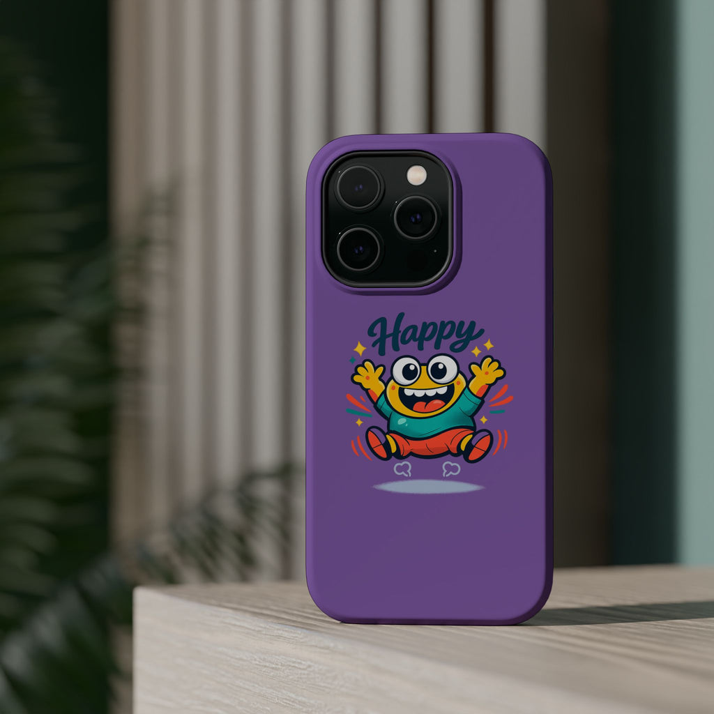 Happy Monster Magnetic Impact-Resistant Phone Case