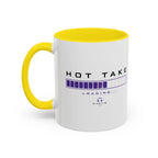 Accent Coffee Mug — "Hot Take Loading" Progress Bar Coffee Mug