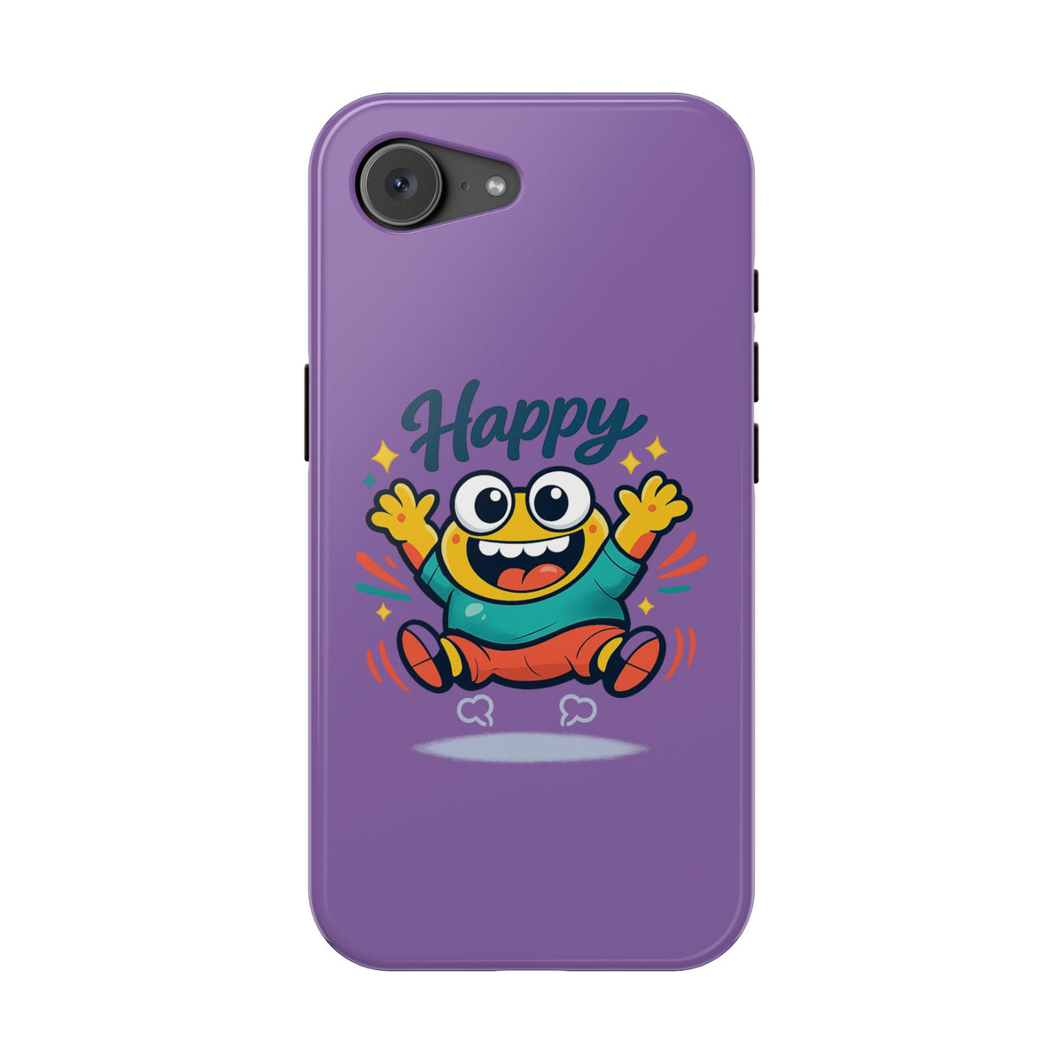 Happy Monster Magnetic Protective Phone Case Purple