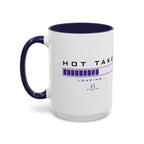 Accent Coffee Mug — "Hot Take Loading" Progress Bar Coffee Mug