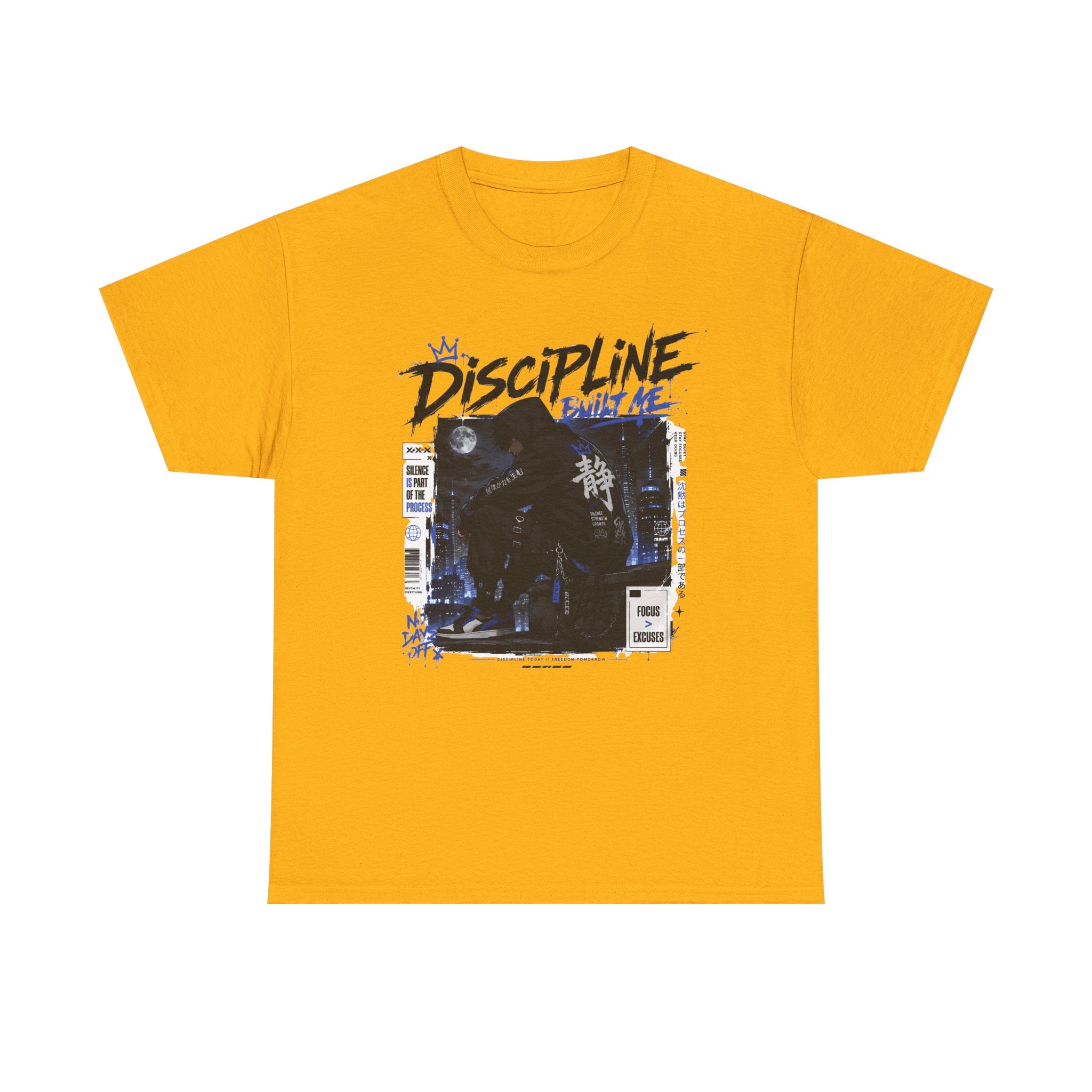 Discipline Built Me Anime Streetwear T Shirt