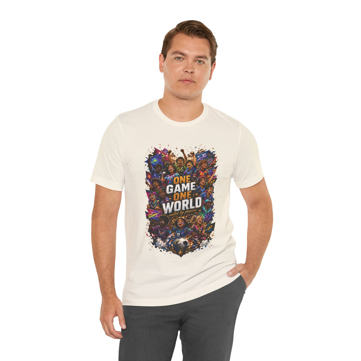 One Game One World Gamer Graphic T Shirt