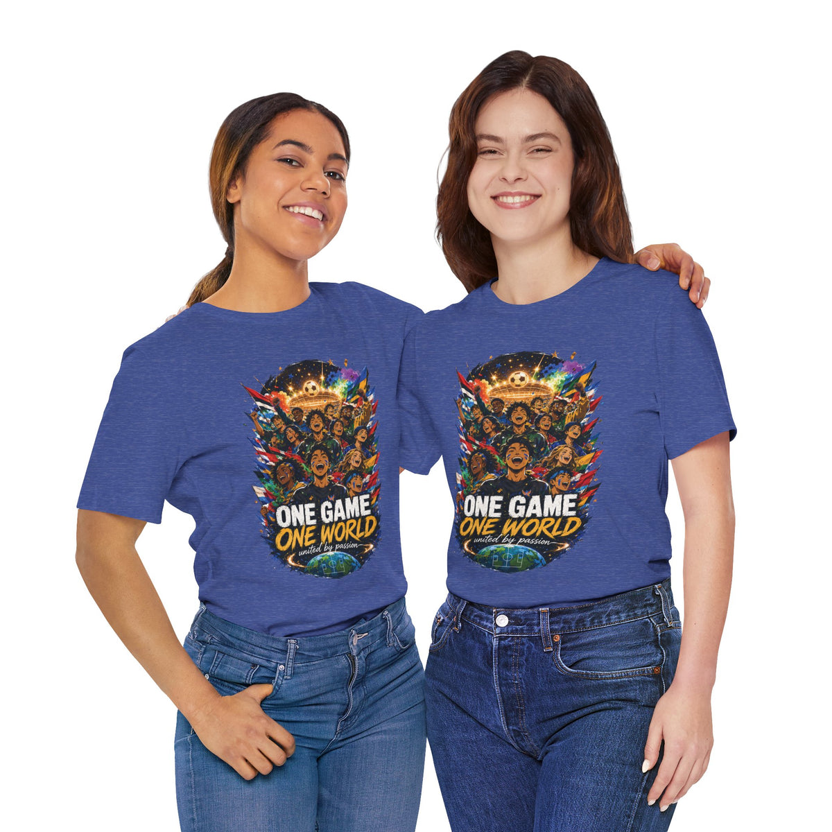 One Game One World Soccer Graphic T Shirt