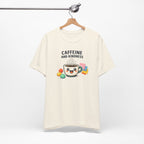 Caffeine and Kindness T-Shirt - Casual Coffee Graphic Tee