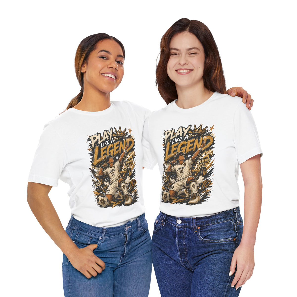 Play Like a Legend Soccer Graphic T Shirt