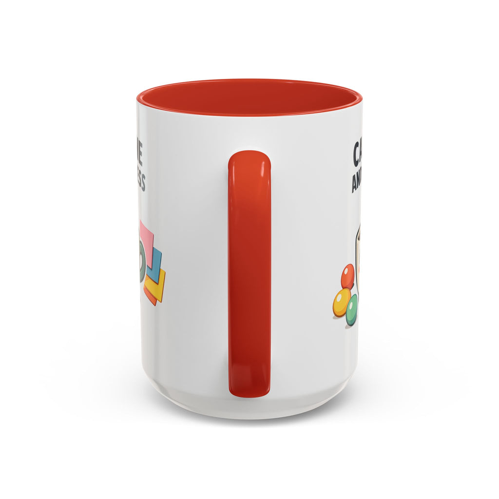 Caffeine and Kindness Coffee Mug – Ceramic Accent Mug (11oz / 15oz)