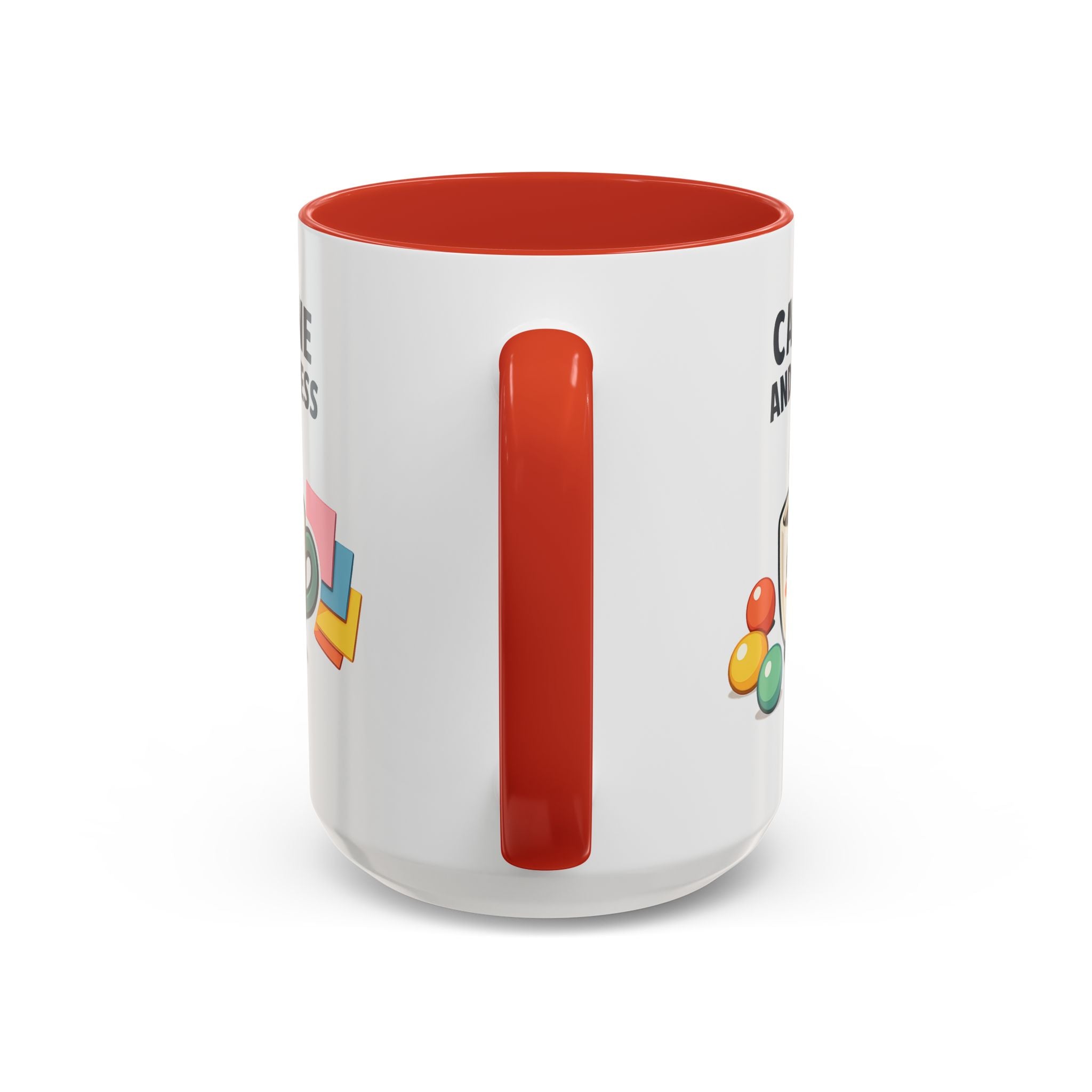 Caffeine and Kindness Coffee Mug – Ceramic Accent Mug (11oz / 15oz)