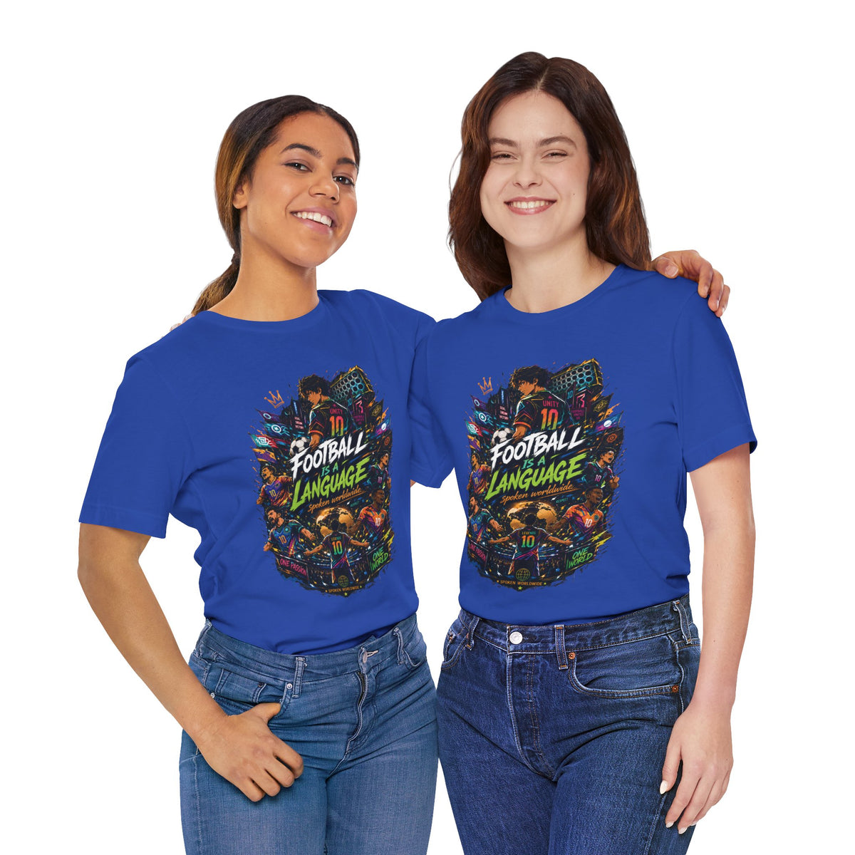 Football Is a Language Graphic T Shirt