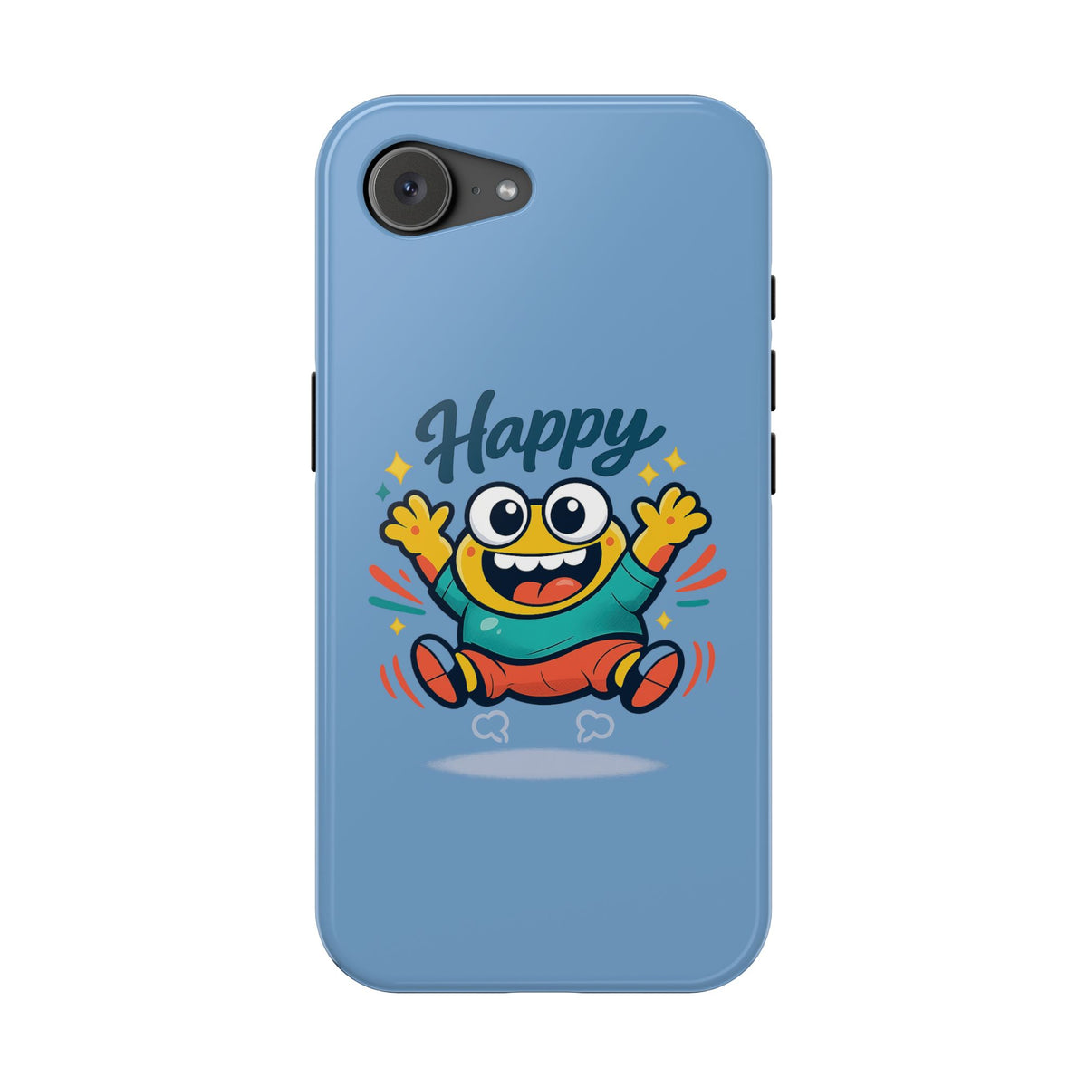 Happy Monster Magnetic Protective Phone Case Blue
