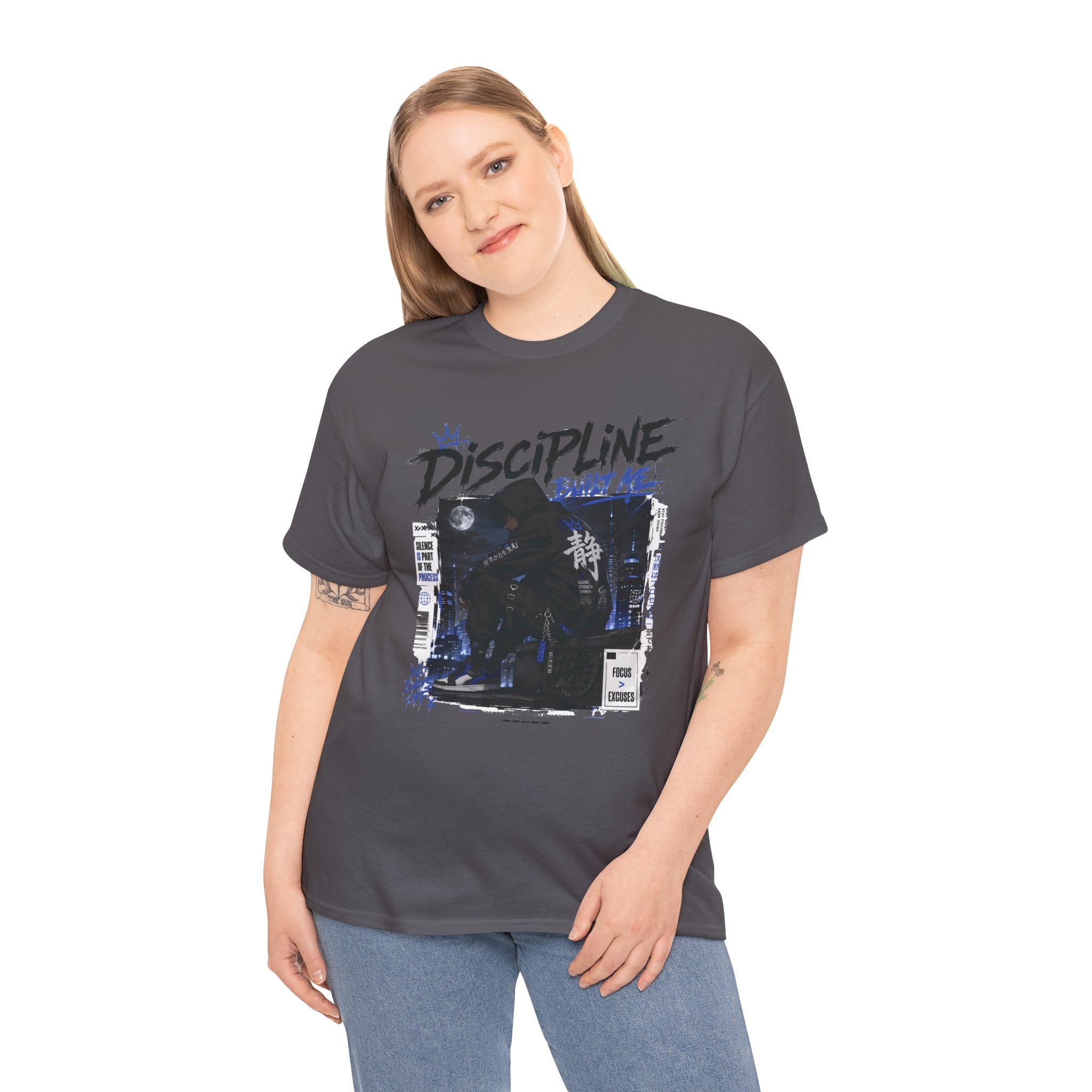 Discipline Built Me Anime Streetwear T Shirt