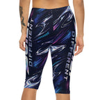 Built Different Galaxy Swirl Capri Leggings