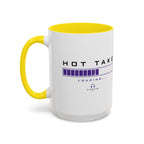 Accent Coffee Mug — "Hot Take Loading" Progress Bar Coffee Mug