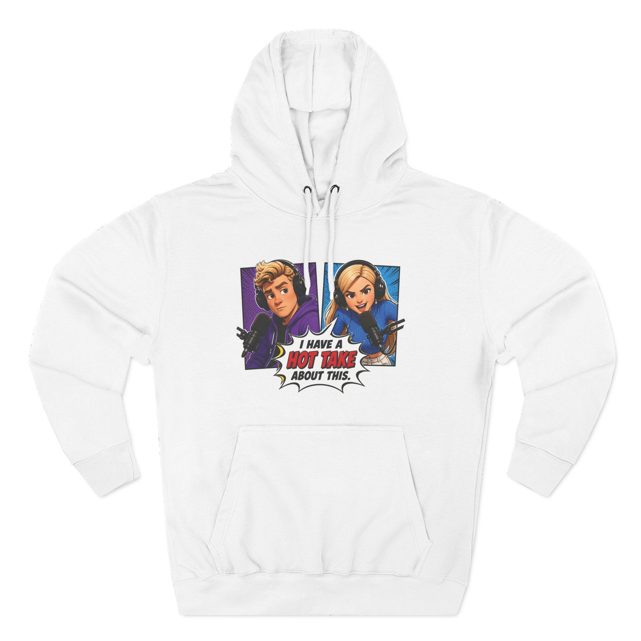 Comic Pop Art Hoodie — “I Have a Hot Take About This” Graphic Pullover