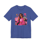 Boss Babe Pink Fashion Tee — Women’s Glam Money & Shopping Graphic Shirt