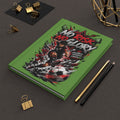 No Risk No Glory Soccer Hardcover Journal — Motivational Football Notebook for Players & Fans