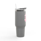 Cozy Pink Hoodie Girl 40oz Insulated Travel Mug