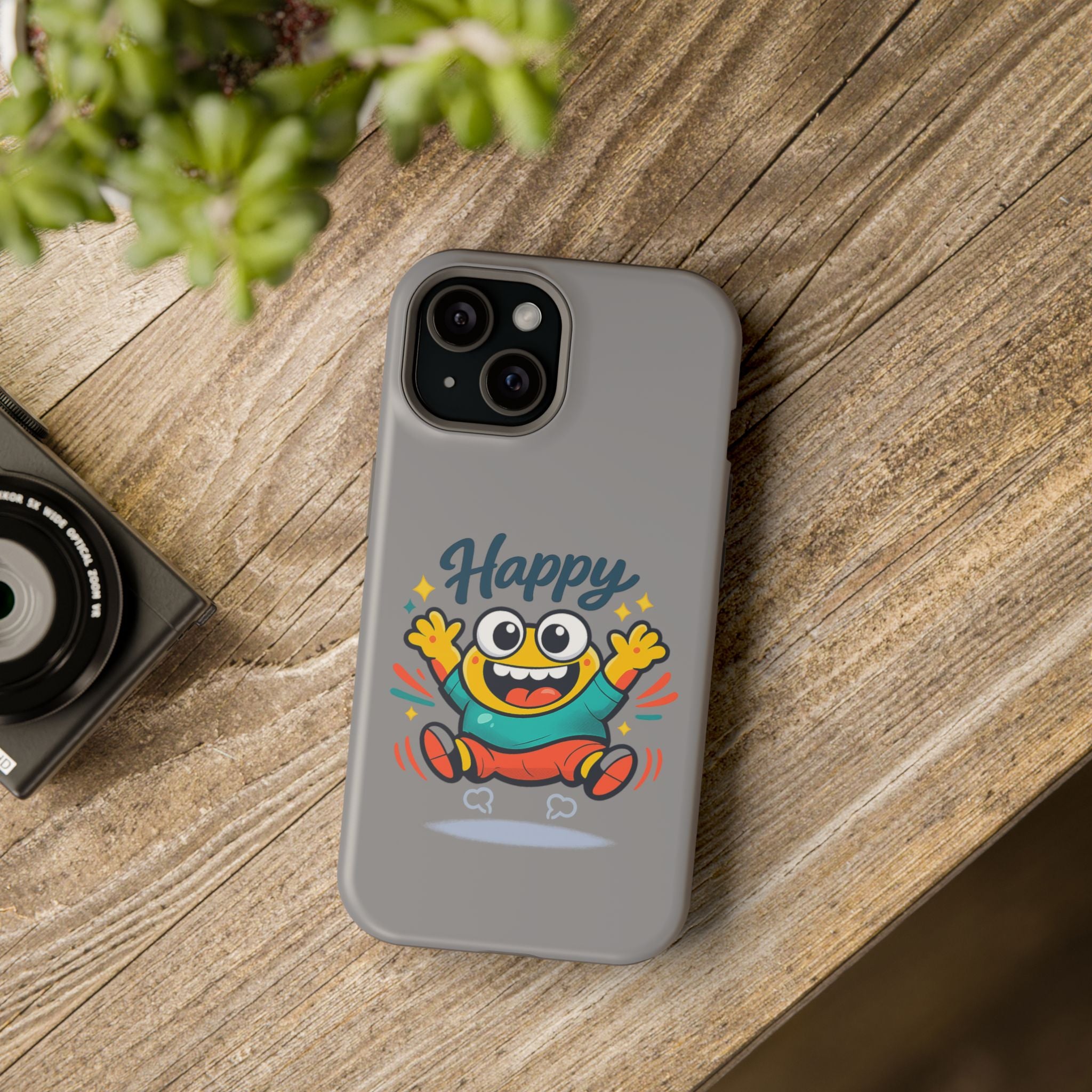 Happy Monster Magnetic Impact-Resistant Phone Case