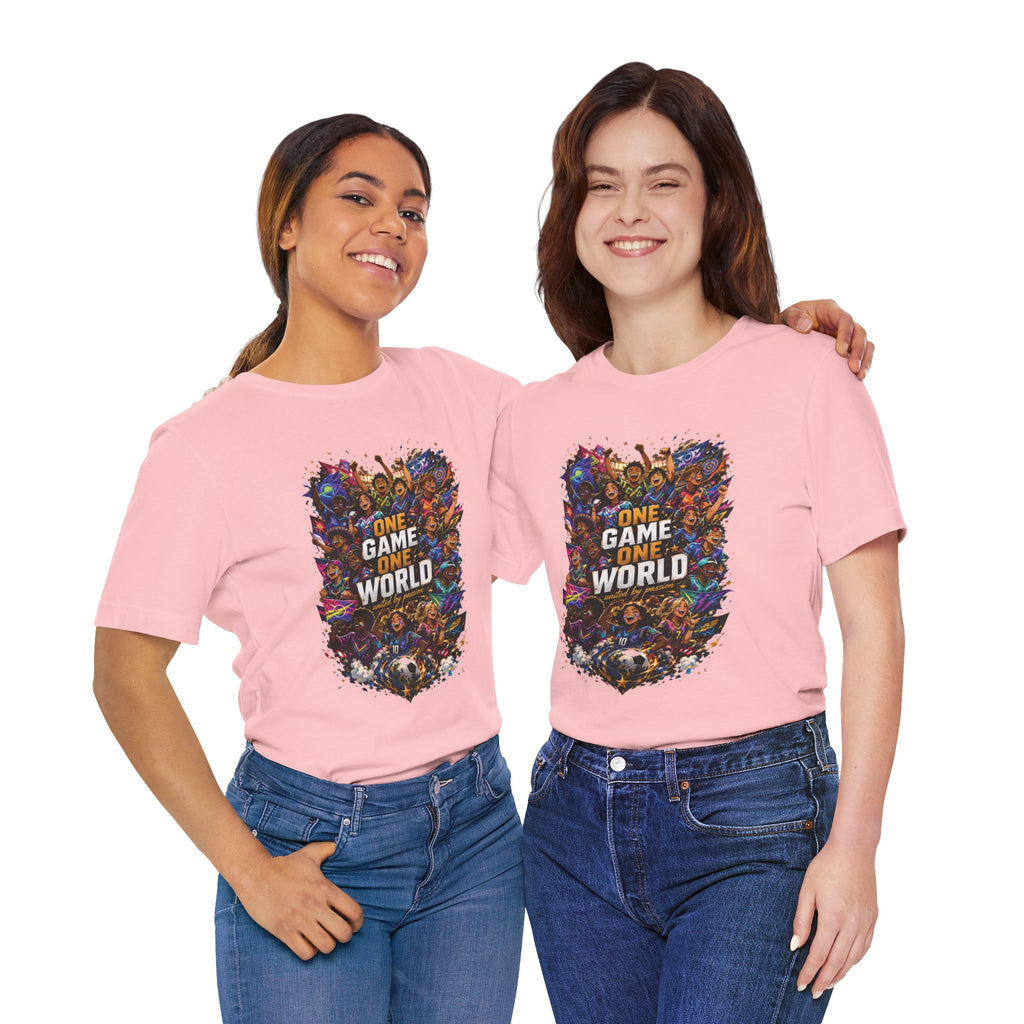 T-Shirt — 'One Game One World' Gamer Graphic Tee