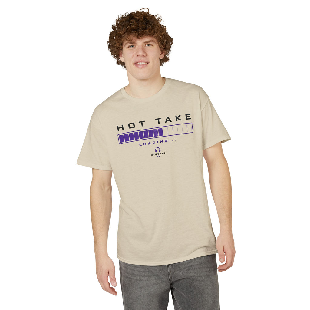 Hot Take Loading T-Shirt — Funny Progress Bar Graphic Tee