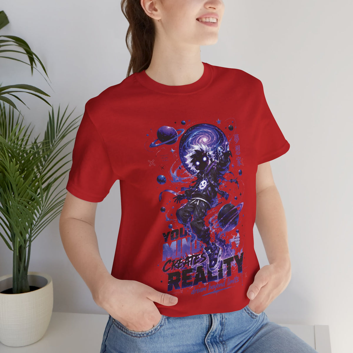 Your Mind Creates Reality Galaxy Graphic T Shirt